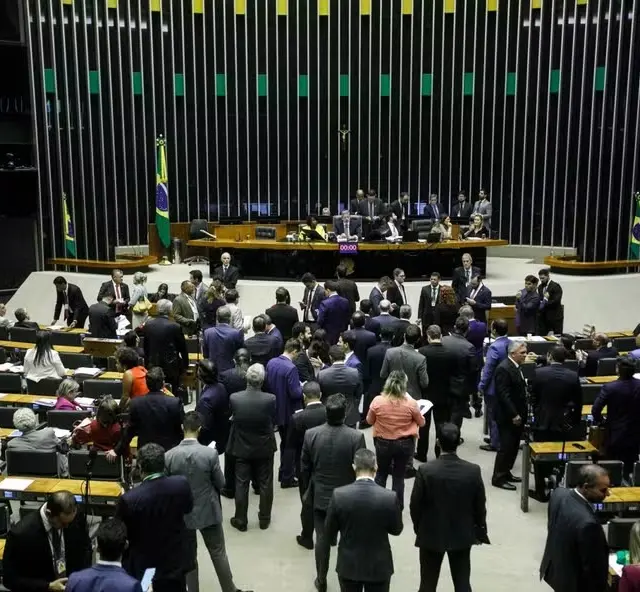 O plenário da Câmara dos Deputados — Foto: Brenno Carvalho / Agência O Globo

