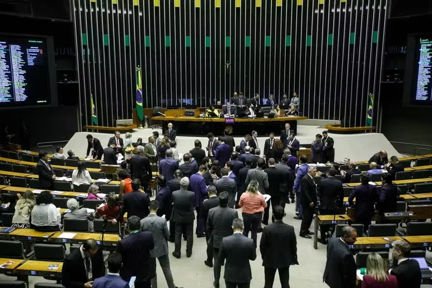 O plenário da Câmara dos Deputados — Foto: Brenno Carvalho / Agência O Globo
