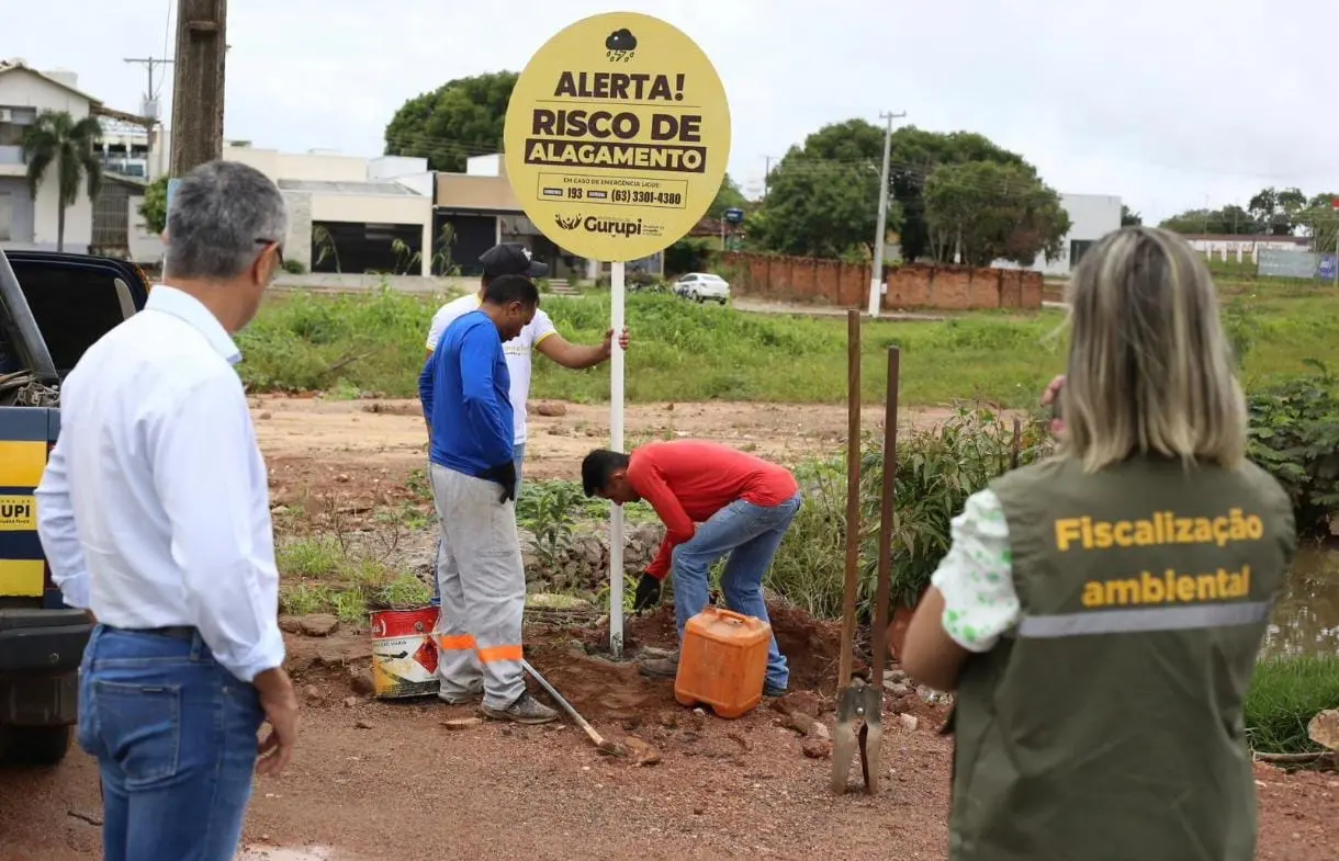 Efeito das Fortes chuvas: Gurupi sinaliza áreas de risco de alagamento