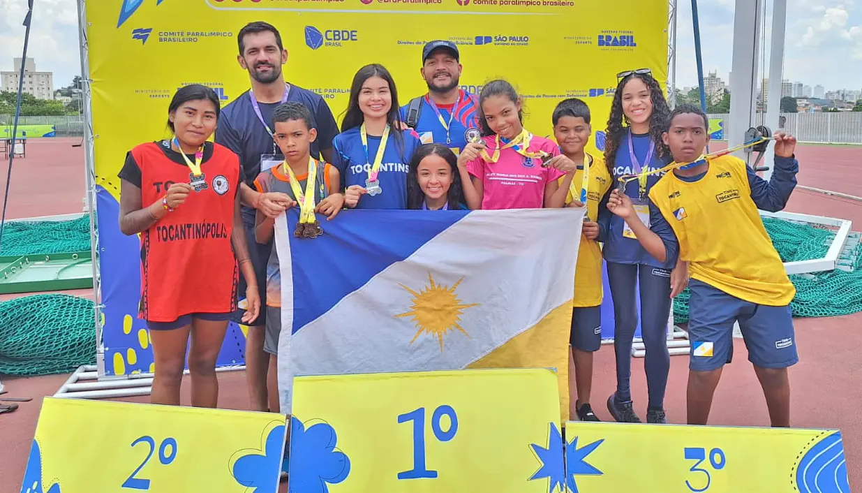 Estudantes do Tocantins acumulam 44 medalhas nas Paralimpíadas Escolares 2024