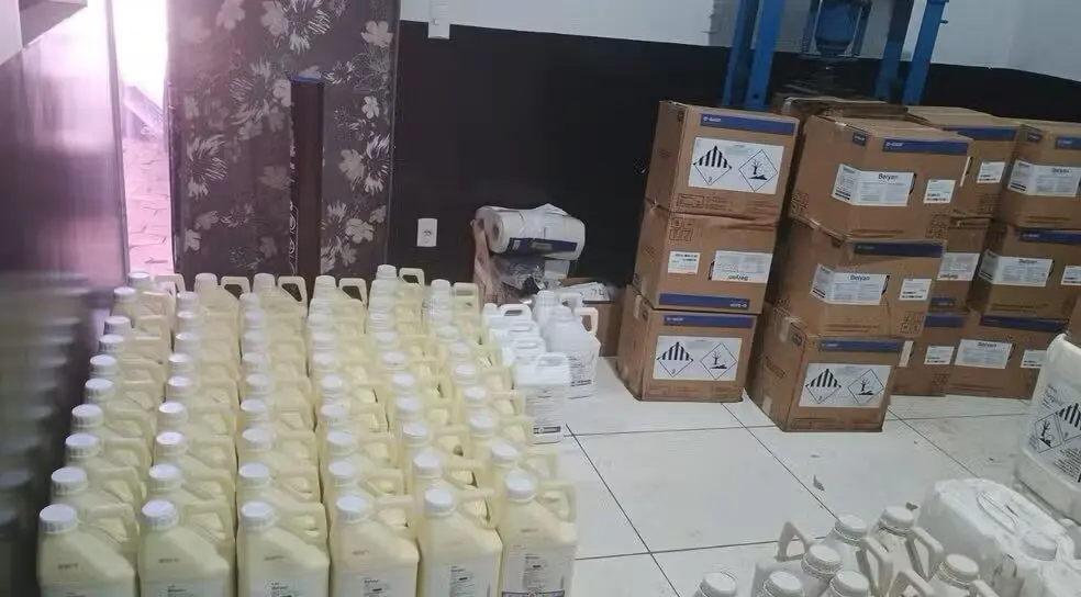 Carga de defensivos agrícolas foi recuperada em operação policial — Foto: PCTO/ Divulgação