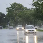 Avenida de Palmas durante chuva - Foto: Lia Mara/Secom