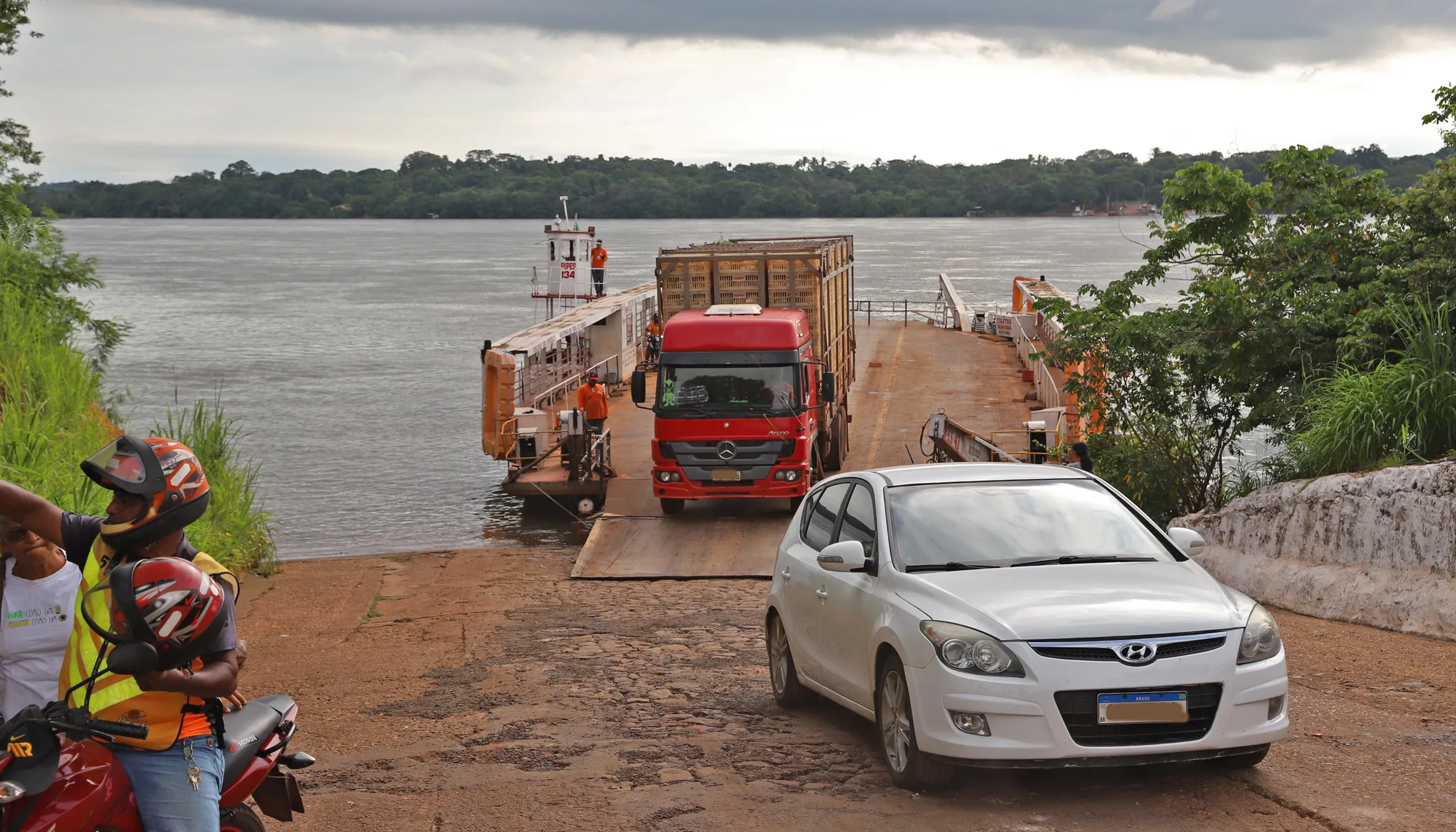 Em Tocantinópolis, há a possibilidade de travessia por balsas - Ademir dos Anjos/Governo do Tocantins