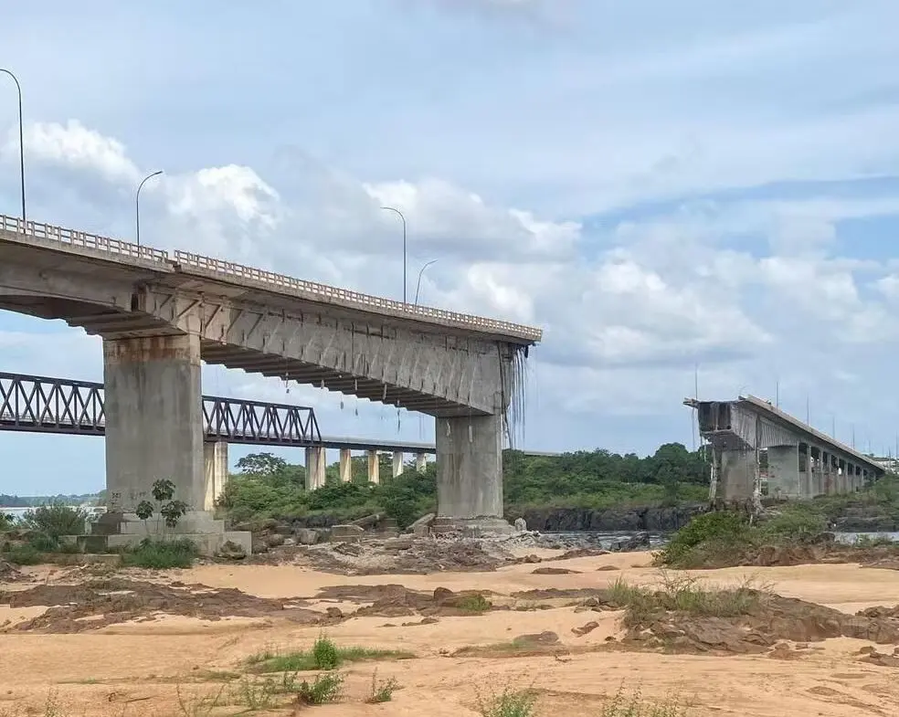 Queda da ponte JK causa prejuízos a produtores -  Foto: Reprodução/Redes Sociais