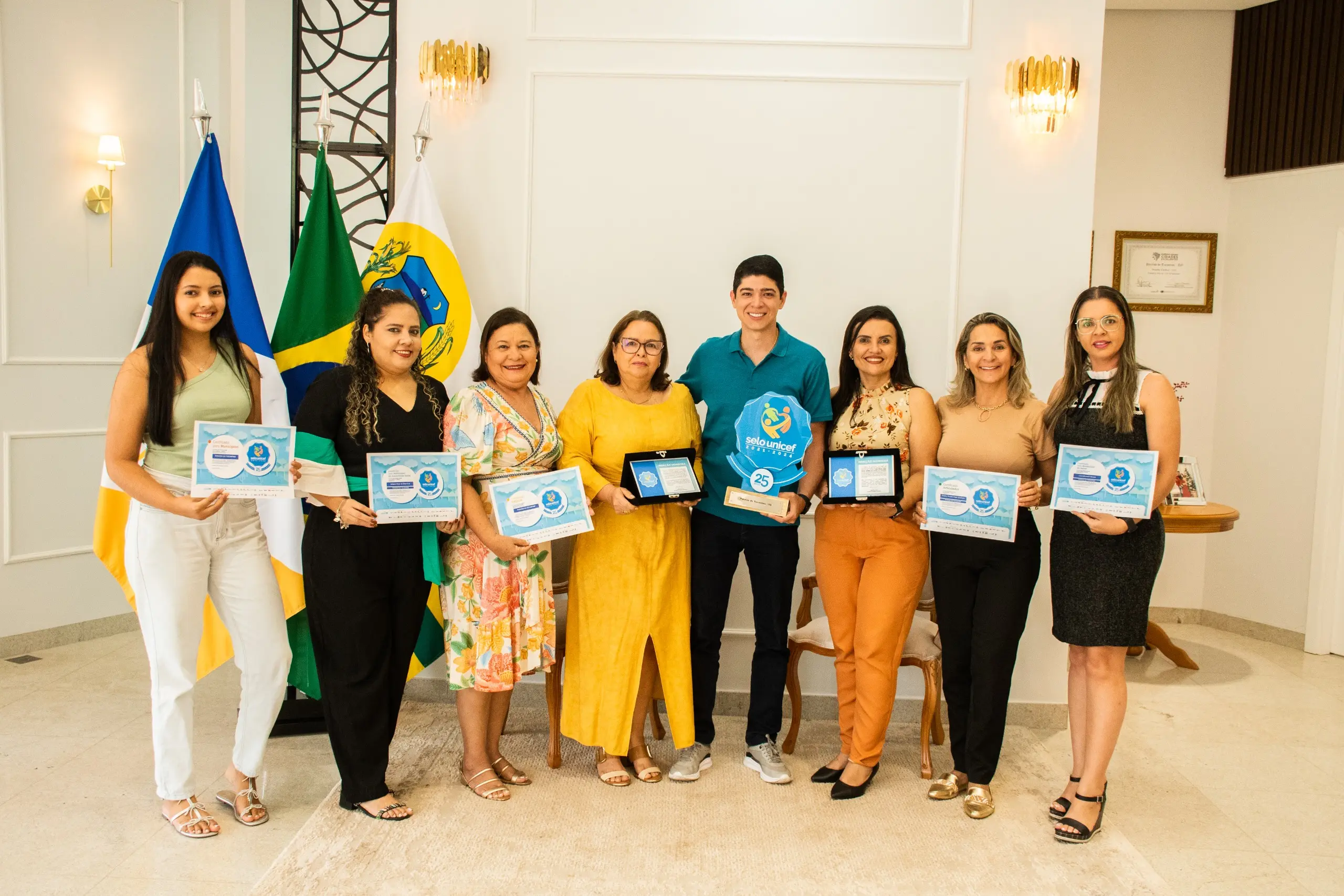 Paraíso do Tocantins recebe Selo Unicef por ações de defesa dos direitos das crianças e adolescentes