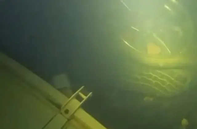 Imagens de drones mostram veículos no fundo do rio Tocantins, após queda de ponte — Foto: Bombeiros do Tocantins/Divulgação