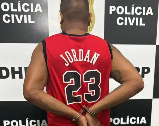 Suspeito foi preso no setor Taquari — Foto: Luiz de Castro/Governo do Tocantins