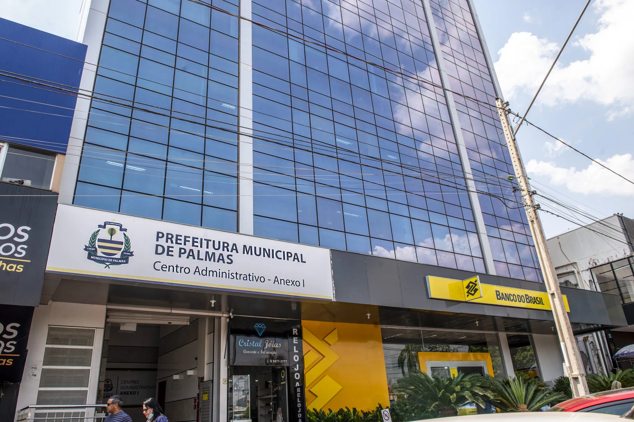 Sede da prefeitura de Palmas localizada na Avenida JK, Edifício Via Nobre