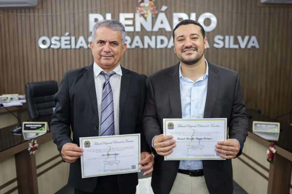 Fontoura e Fernandes são diplomados como prefeito e vice de Figueirópolis: “nosso município merece o melhor”