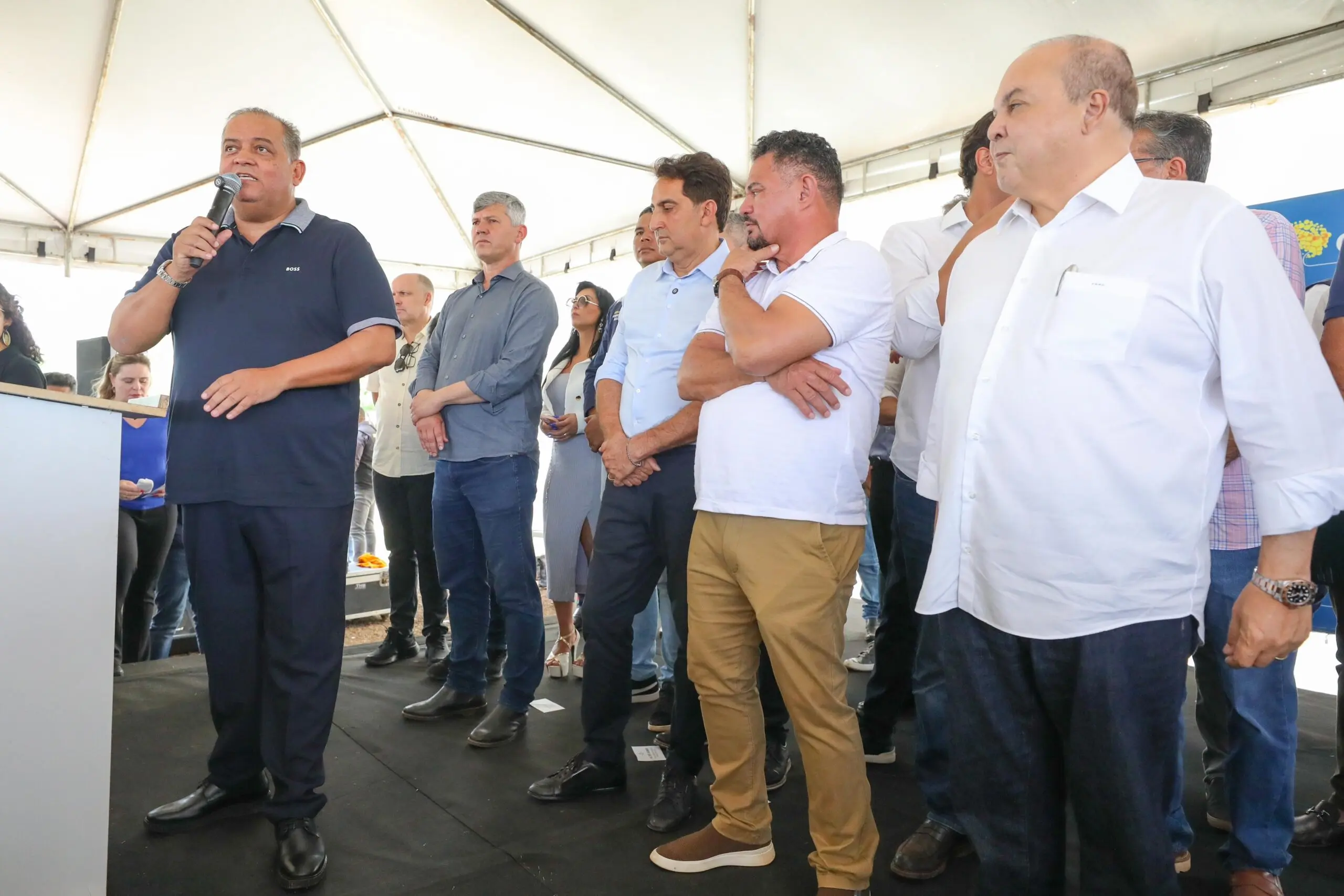 Senador Eduardo Gomes participa da inauguração do novo complexo viário do Riacho Fundo em Brasília