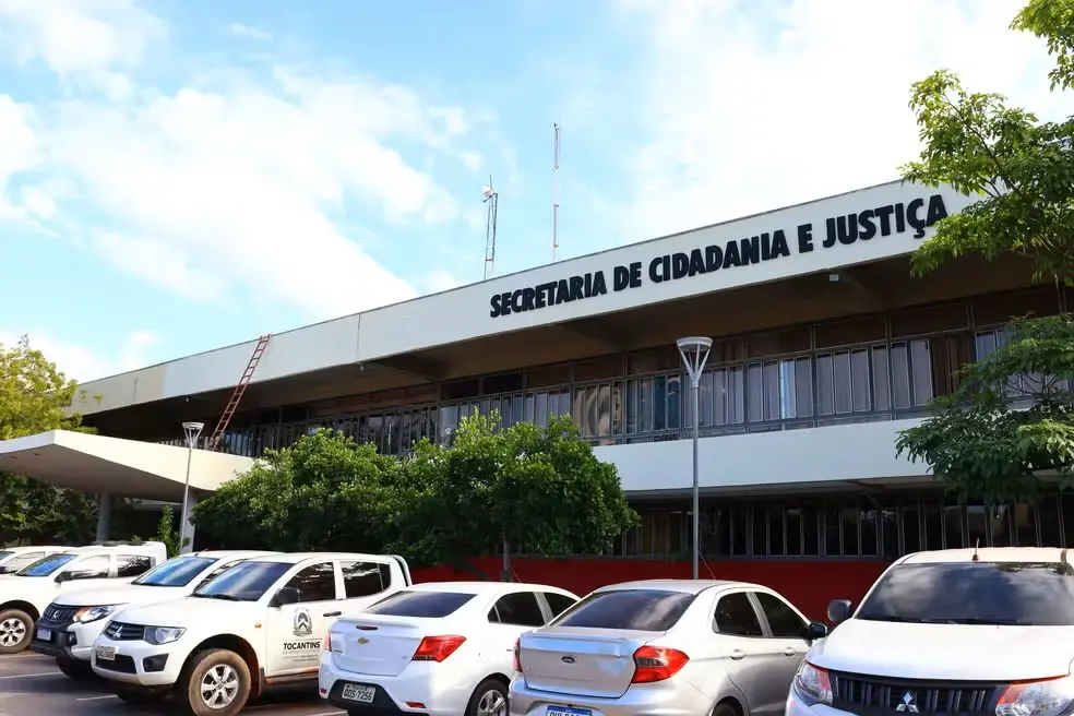 Sede da Secretaria de Cidadania e Justiça — Foto: Governo do Tocantins/Divulgação