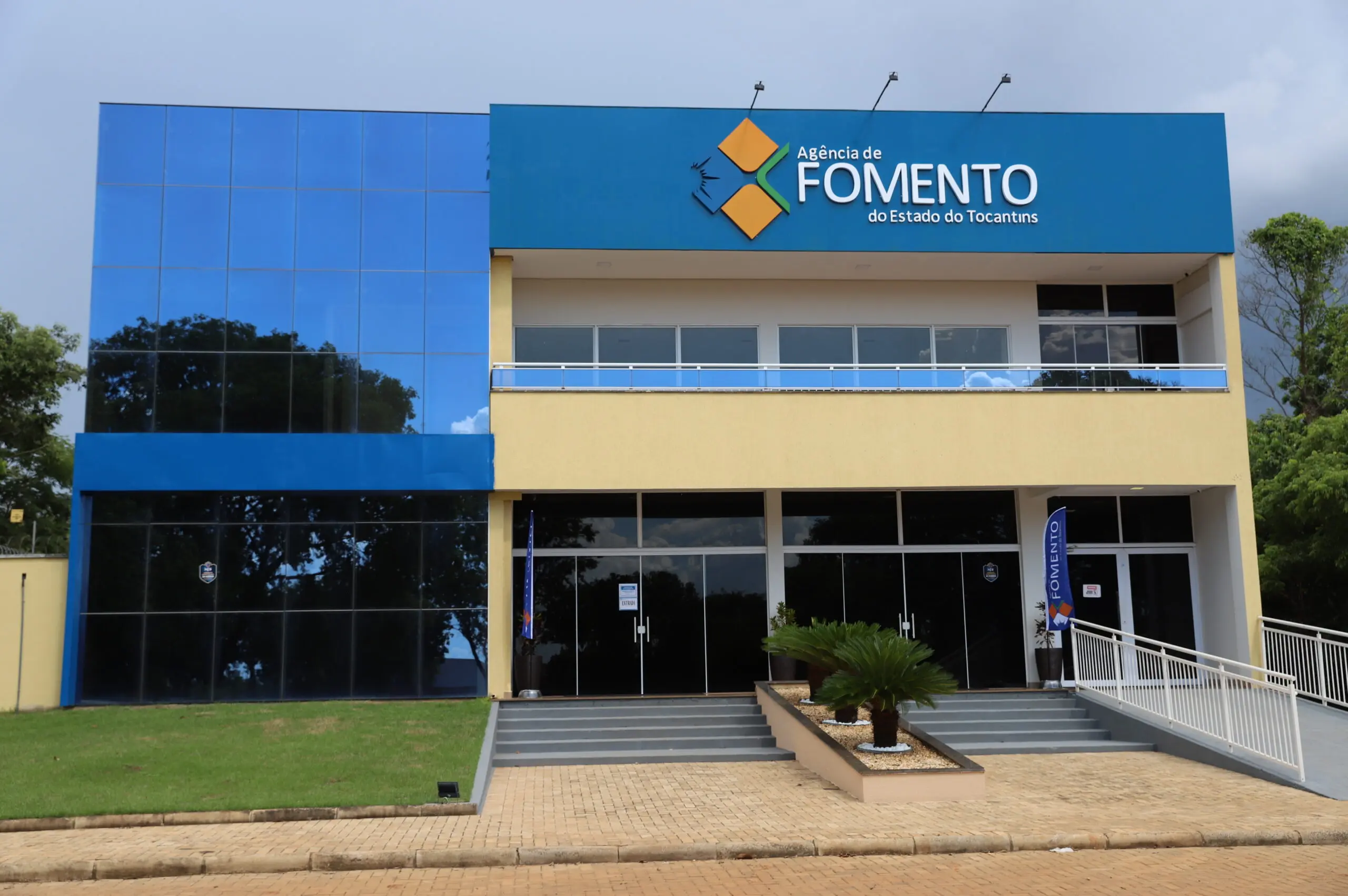 Fachada da nova sede da Agência de Fomento - 802 Sul - Foto: Ademir dos Anjos/Governo do Tocantins