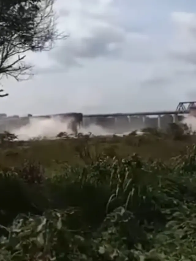 Tragédia e desespero! Ponte do Estreito, entre o Tocantins e Maranhão, desaba neste domingo