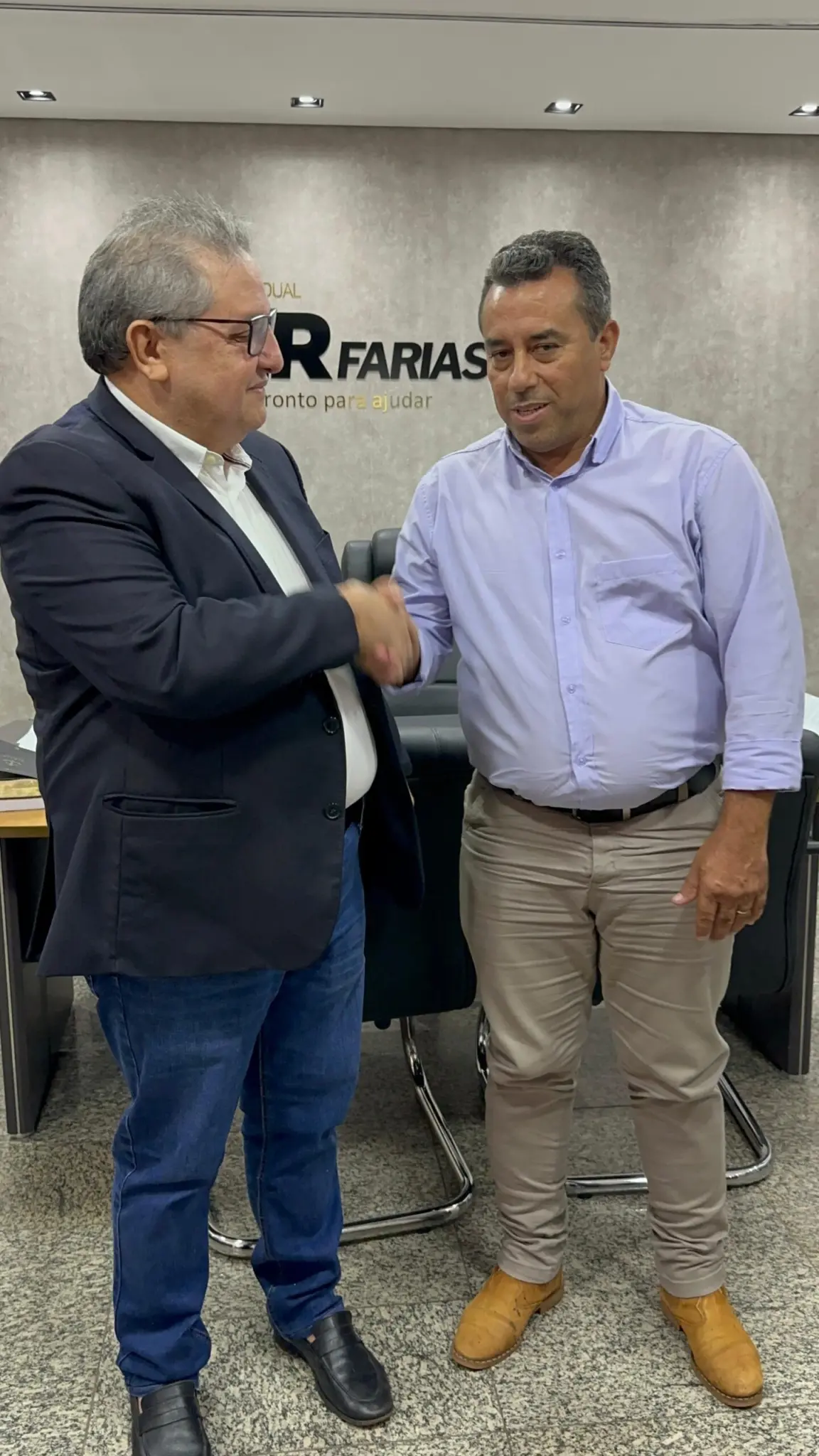 2026 à vista: Jair Farias recebe apoio de novo prefeito de Tabocão para seu projeto de federal