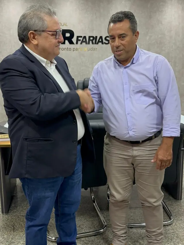 2026 à vista: Jair Farias recebe apoio de novo prefeito de Tabocão para seu projeto de federal