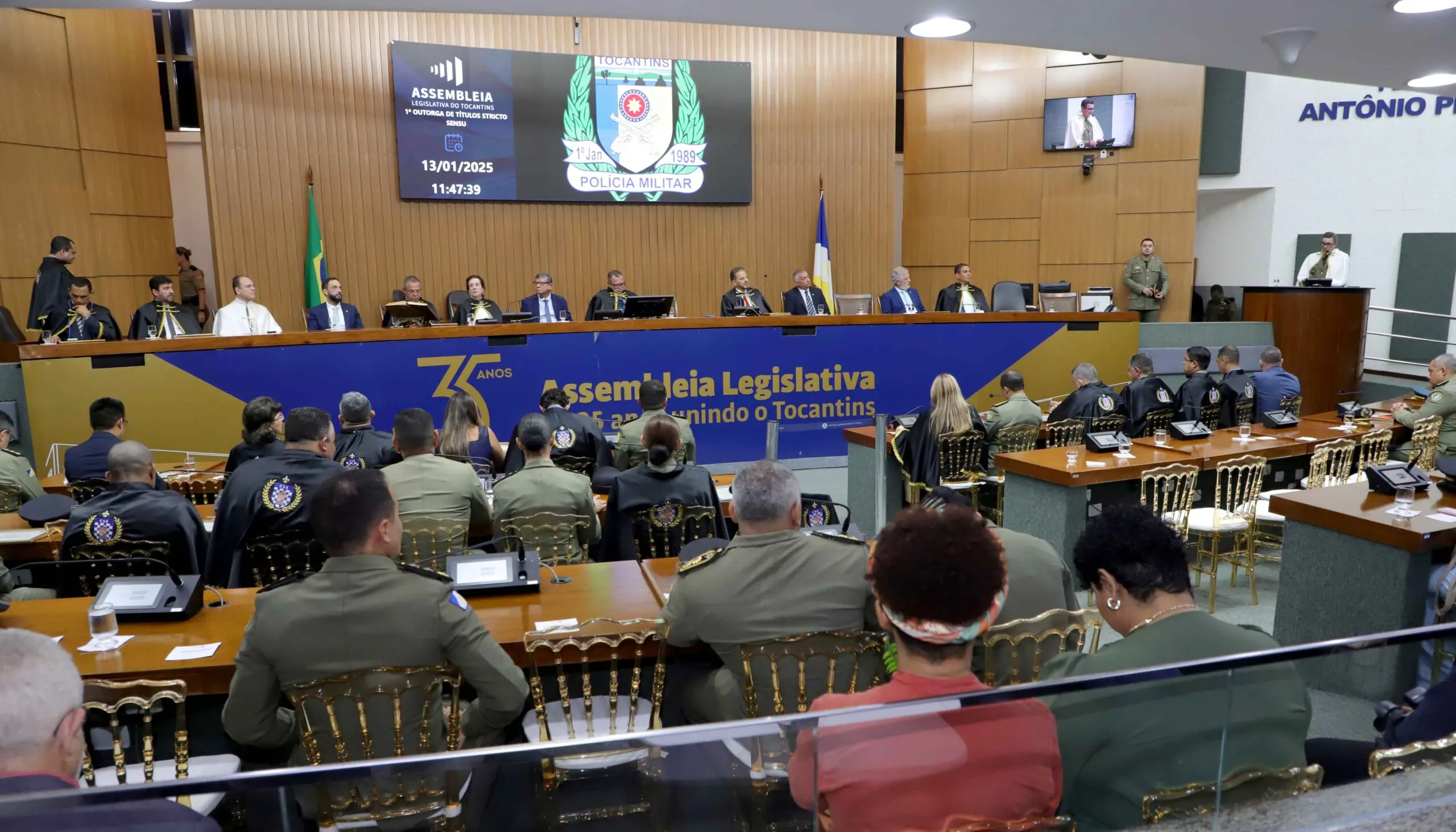 A cerimônia foi realizada nesta segunda-feira, 13,  na Assembleia Legislativa do Estado do Tocantins (Aleto)