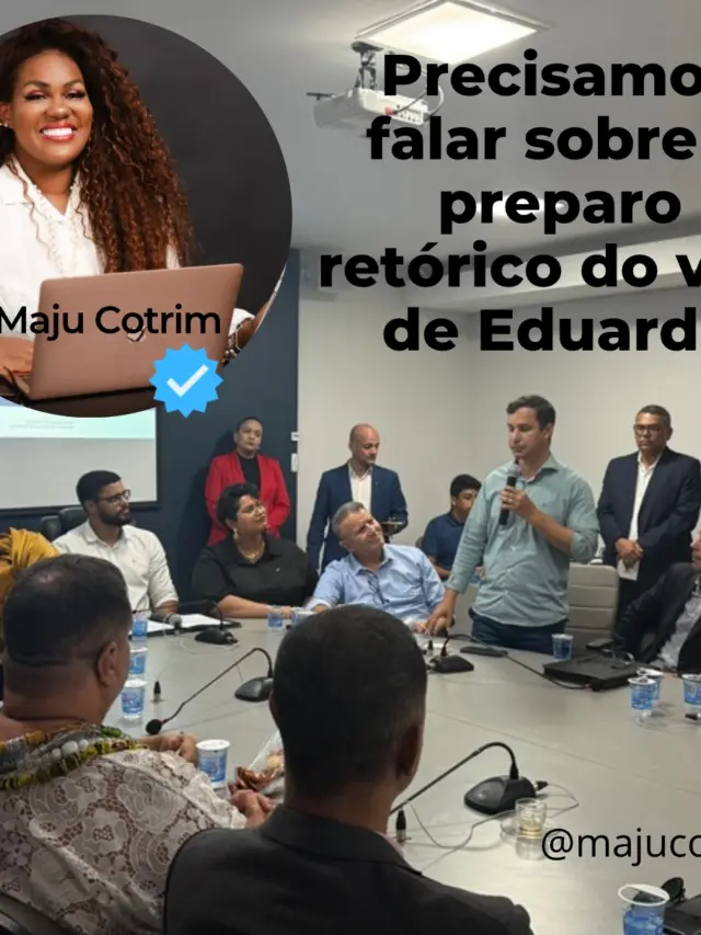 O preparo retórico do vice de Eduardo