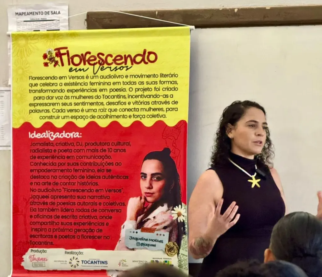 Idealizado por jornalista, projeto literário Florescendo em Versos promove roda de conversa com histórias, vivências e poesias de mulheres tocantinenses
