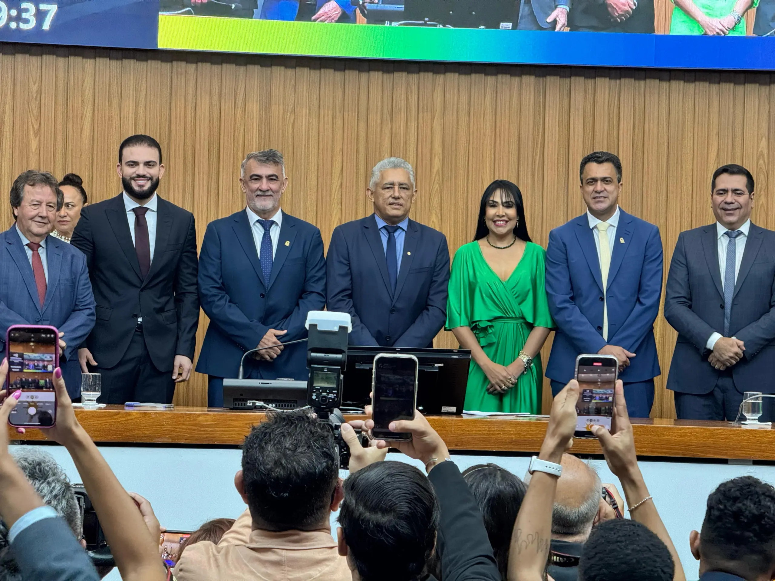 A Assembleia Legislativa do Tocantins (Aleto) realizou, na manhã deste sábado, 1º de fevereiro, a sessão especial de posse da nova Mesa Diretora para o biênio 2025–2026 - Foto: Divulgação 