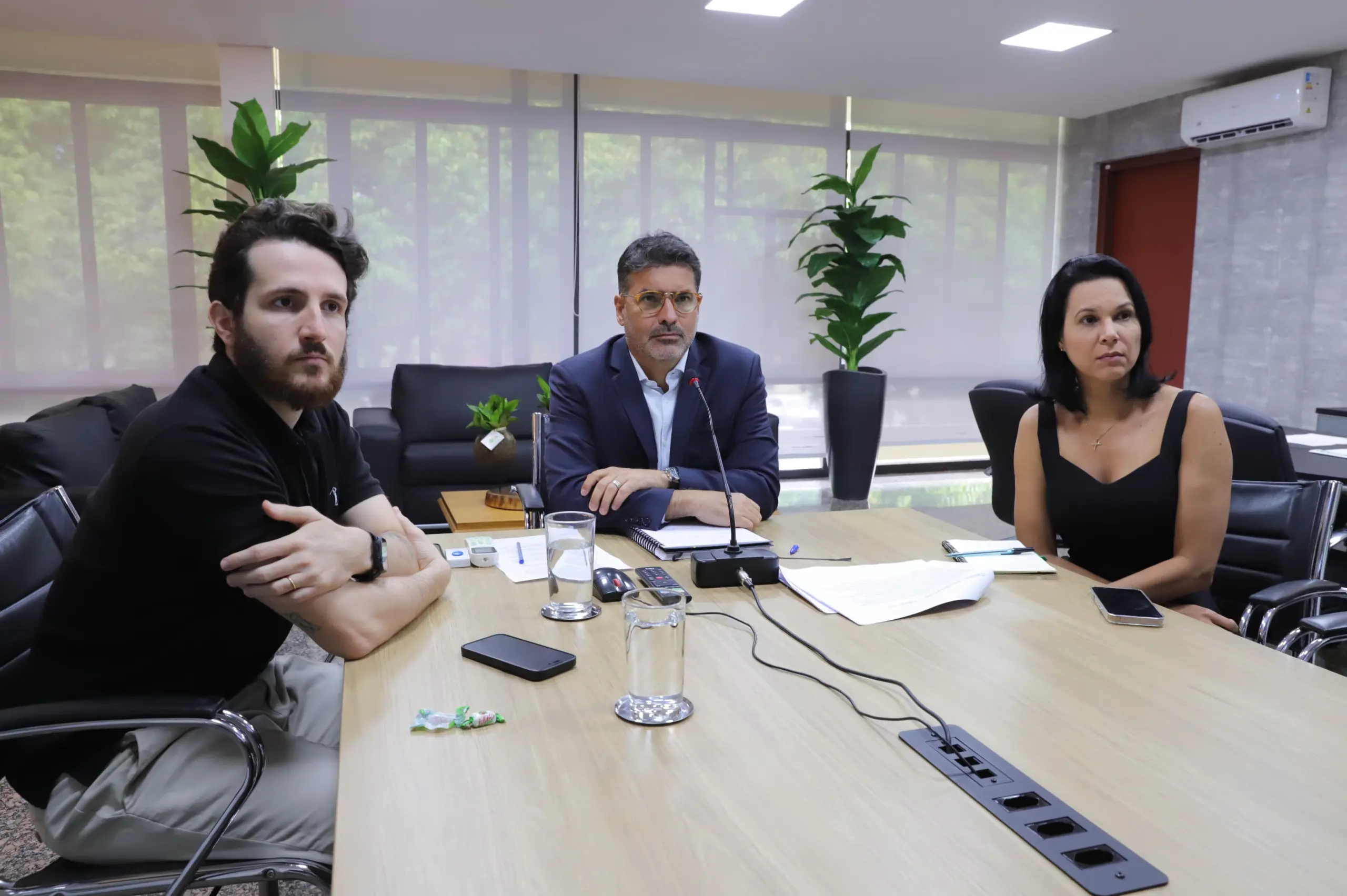 O vice-presidente da GCF Task Force, Marcello Lelis, conduziu a reunião do Fórum de Secretários de Meio Ambiente da Amazônia Legal - Foto Washington Luiz/Governo do Tocantins