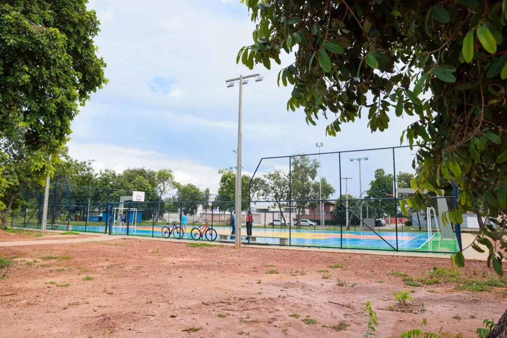 Setores de Palmas ganharão quadras poliesportivas para lazer, bem-estar e inclusão para a comunidade - Foto: Regiane Rocha

