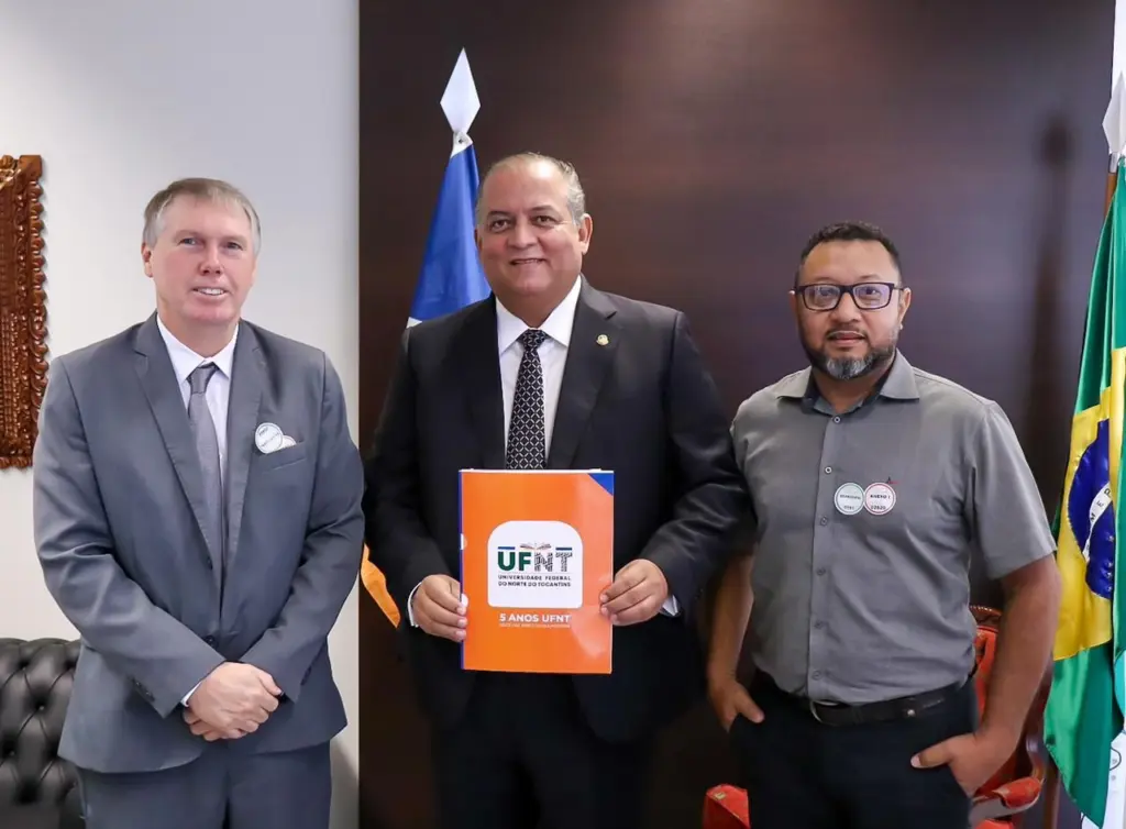 Vice-presidente do Senado recebe reitor da UFNT e anuncia recursos para a instituição