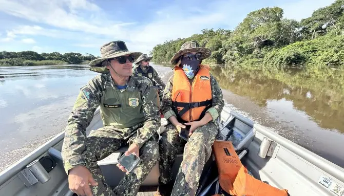 Operação ambiental percorre os municípios de Lagoa da Confusão, Pium e Caseara para garantir o cumprimento da legislação - Lidiane Moreira/Governo do Tocantins