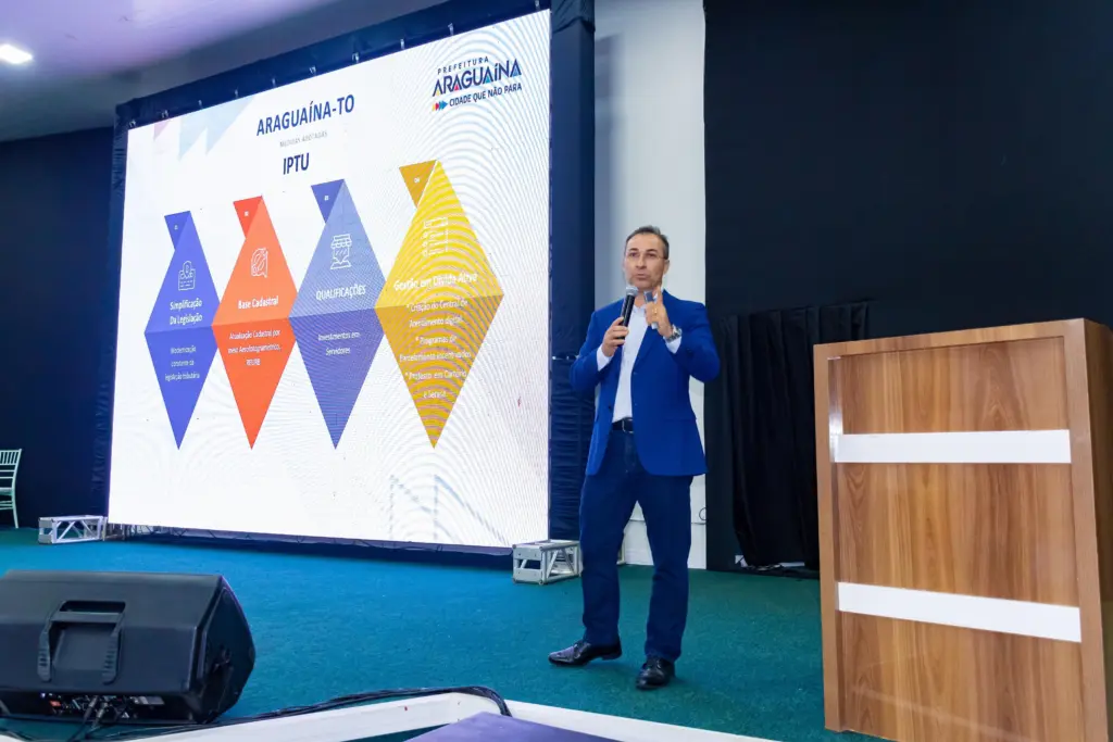 Na apresentação, Wagner expôs gráficos de Araguaína que mostram um aumento gradual na arrecadação ano a ano sem nenhum aumento de alíquota e até redução de valores cobrados.