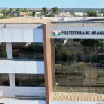 Pr&eacute;dio da Prefeitura de Aragua&iacute;na &mdash; Foto: Marcos Filho Sandes/Secom Aragua&iacute;na