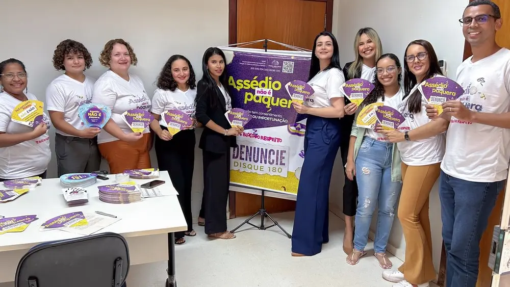 Campanha “Assédio Não é Paquera” – Foto: Lucas Nascimento