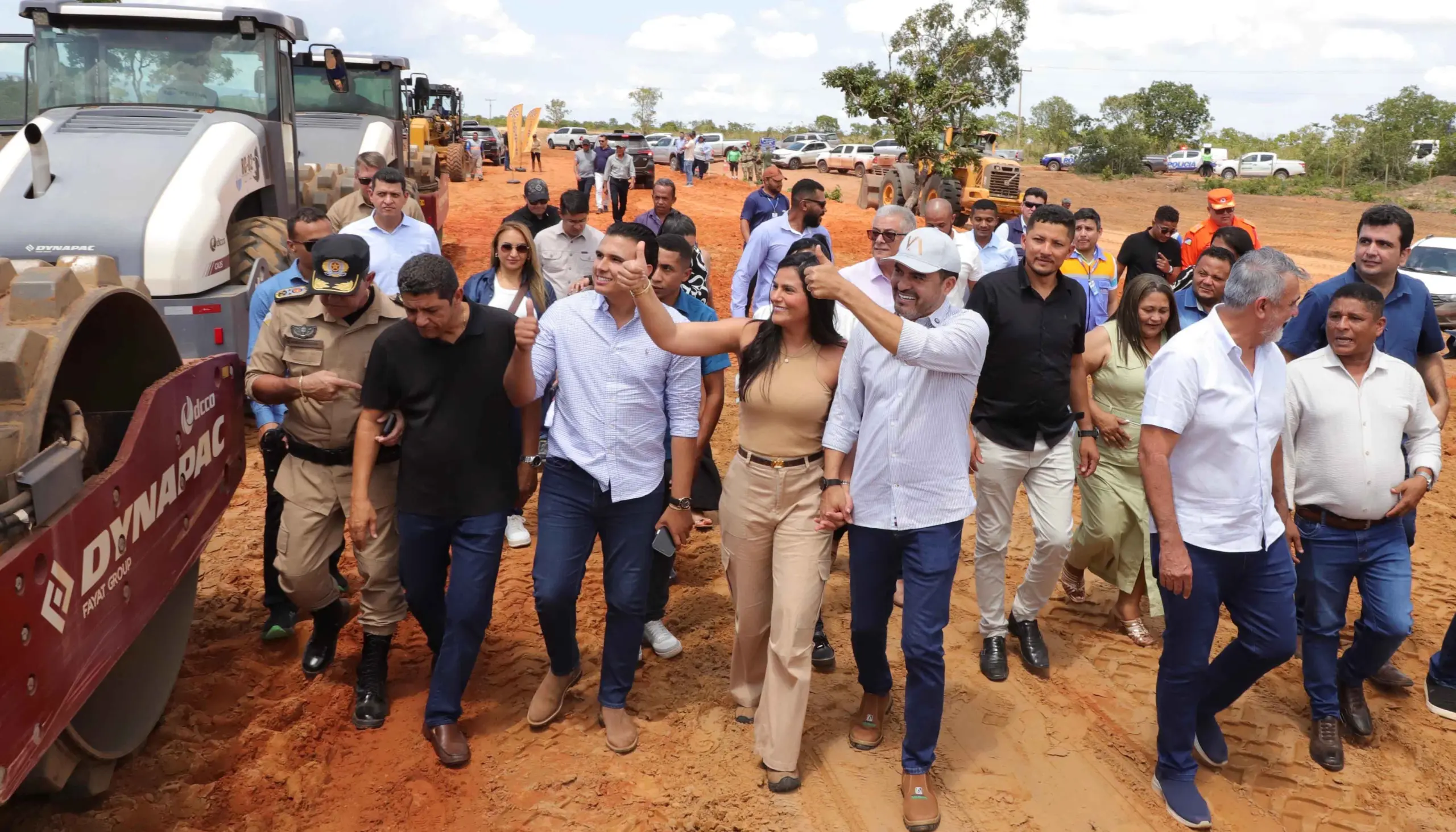 Obras a todo vapor no jalapão: Estado investe R$ 70 milhões em pavimentação da TO-030 e aeródromo; Wanderlei: “nossa gestão não tem parado”