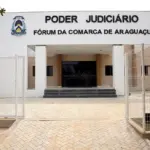 F&oacute;rum da Comarca de Aragua&ccedil;u &mdash; Foto: Cecom/TJTO