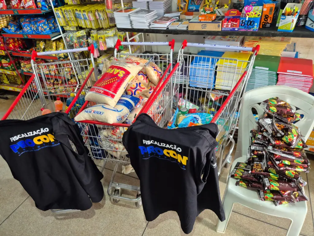Mais de nove mil produtos são apreendidos no Tocantins - Foto: ASCOM/Procom