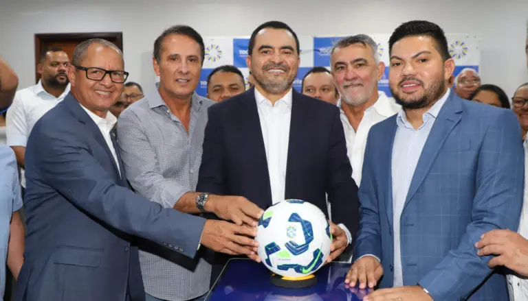 Governador Wanderlei Barbosa lançou oficialmente a 4ª edição do Copão Tocantins, destacando a importância do evento para o esporte e a integração dos municípios tocantinenses - Foto: Antônio Gonçalves/Governo do Tocantins Governador Wanderlei Barbosa lançou oficialmente a 4ª edição do Copão Tocantins, destacando a importância do evento para o esporte e a integração dos municípios tocantinenses - Foto: Antônio Gonçalves/Governo do Tocantins