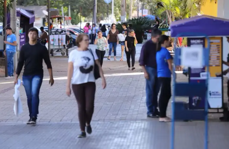 Comércio em Palmas, Tocantins — Foto: Djavan Barbosa/TV Anhanguera