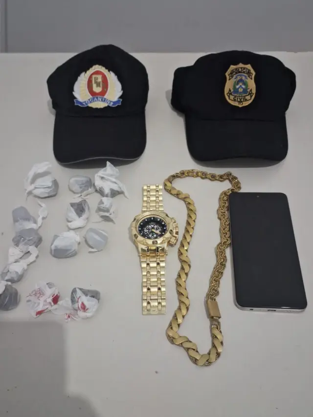 Drogas e demais objetos apreendidos durante ação de cumprimento de mandado de busca Dicom/SSPTO 