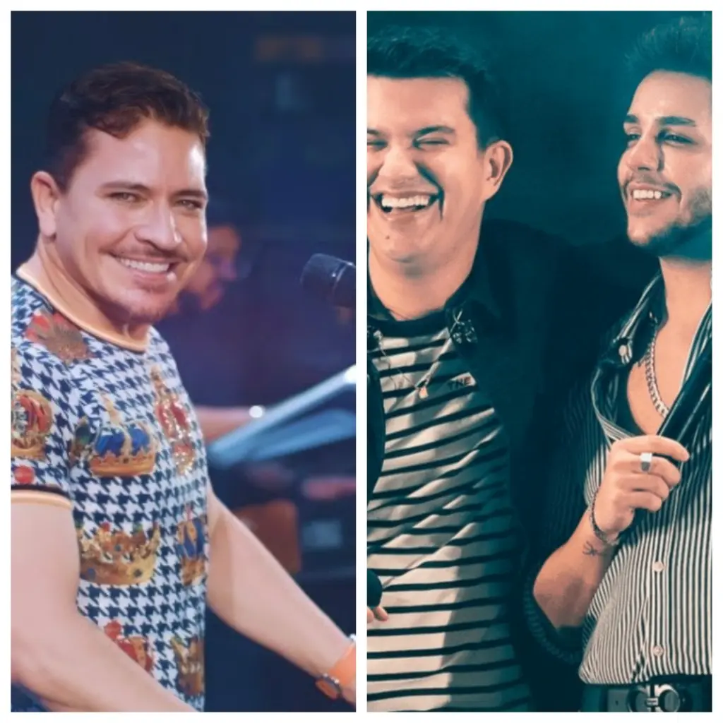 Na Praça dos Girassóis: Washington Brasileiro e dupla Hugo e Guilherme encerram shows de Carnaval hoje