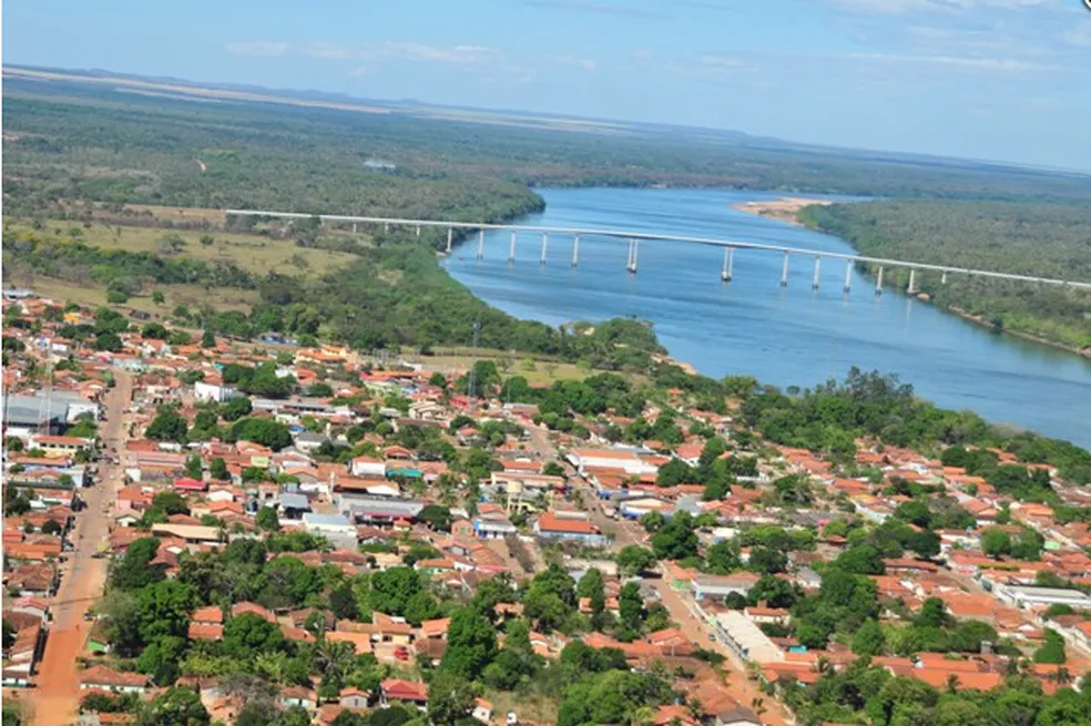 Vista da cidade de Pedro Afonso, na região central do estado — Foto: Prefeitura de Pedro Afonso/Reprodução