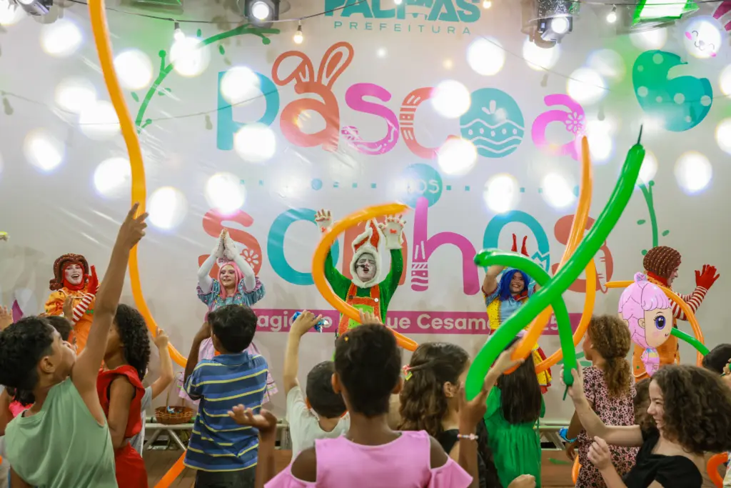 Programação da Páscoa dos Sonhos reuniu famílias palmenses com música, cultura e gastronomia