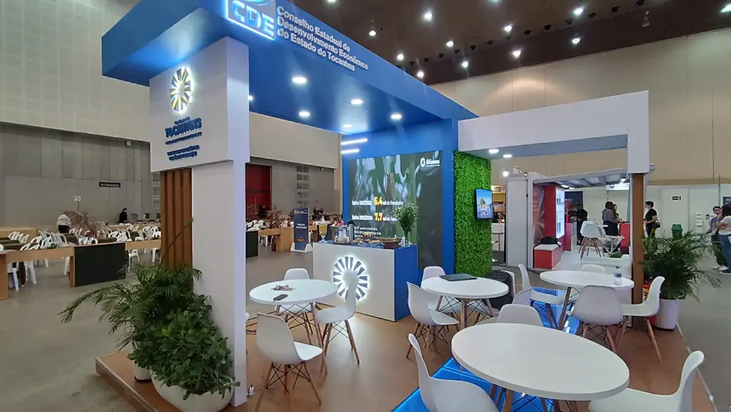 Estande do Governo do Tocantins no Intersolar Summit Brasil Nordeste - Foto: Adenauer Cunha/Governo do Tocantins