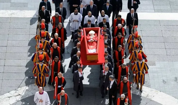 Velório do papa Francisco acontece nesta quarta-feira, 23 - Foto: Divulgação/Vaticano