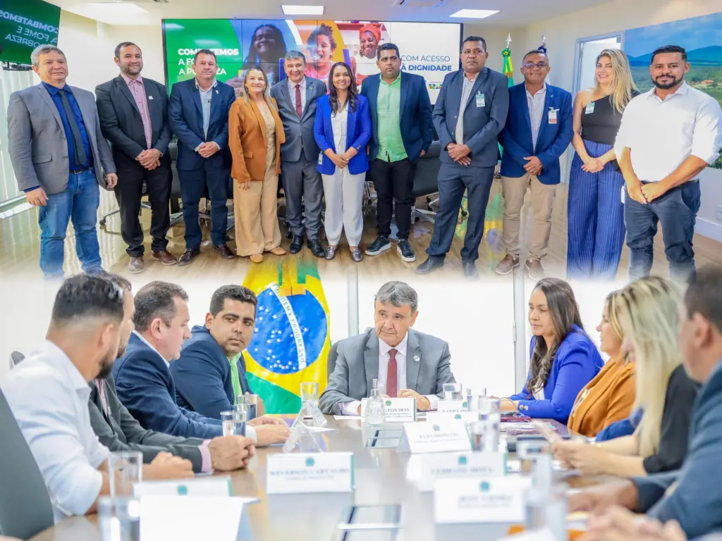 Deputada Vanda Monteiro lidera comitiva de prefeitos em encontro com o Ministro Wellington Dias, em Brasília
