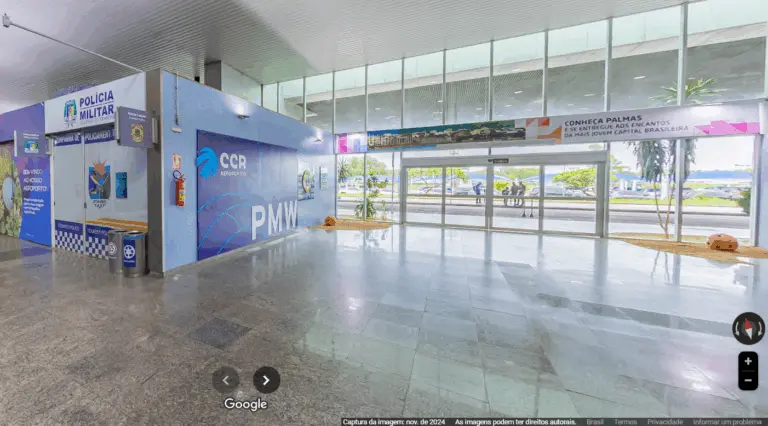 Tour virtual 360º chega ao Aeroporto de Palmas
