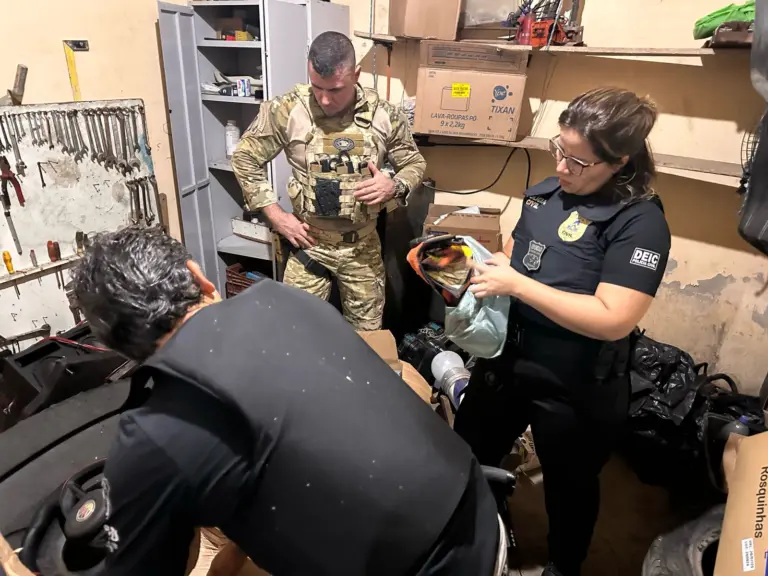  Mandados de busca foram cumpridos em endereços de membros da facção - Foto: Luiz de Castro/Governo do Tocantins