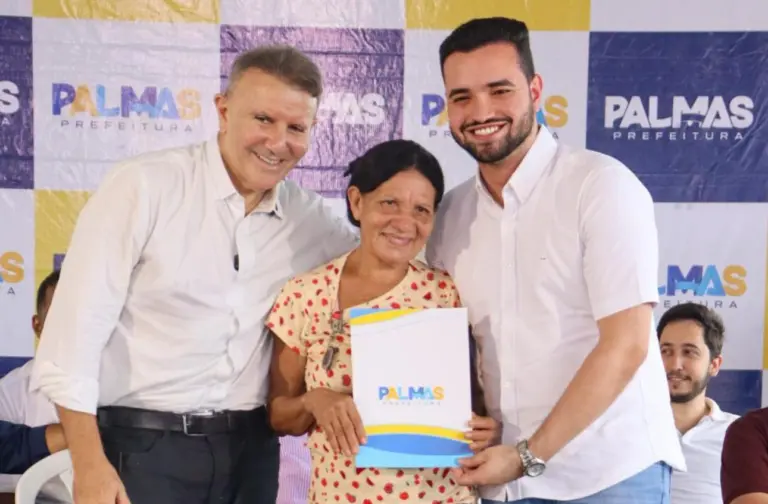Marcos Júnior reforça parceria institucional na regularização fundiária ao lado do prefeito de Palmas