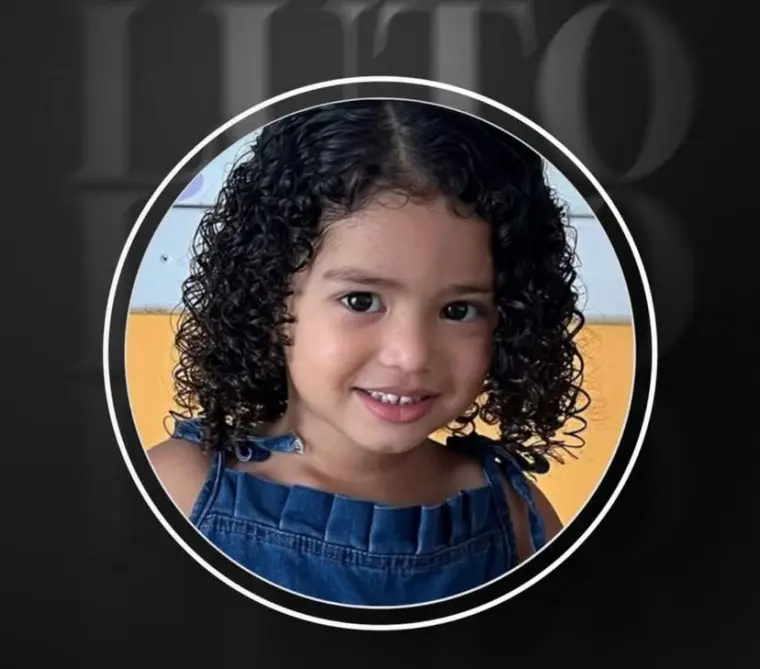 Ágatha Maria Vieira de Freitas tinha apenas 3 anos de idade / Foto: Arquivo
