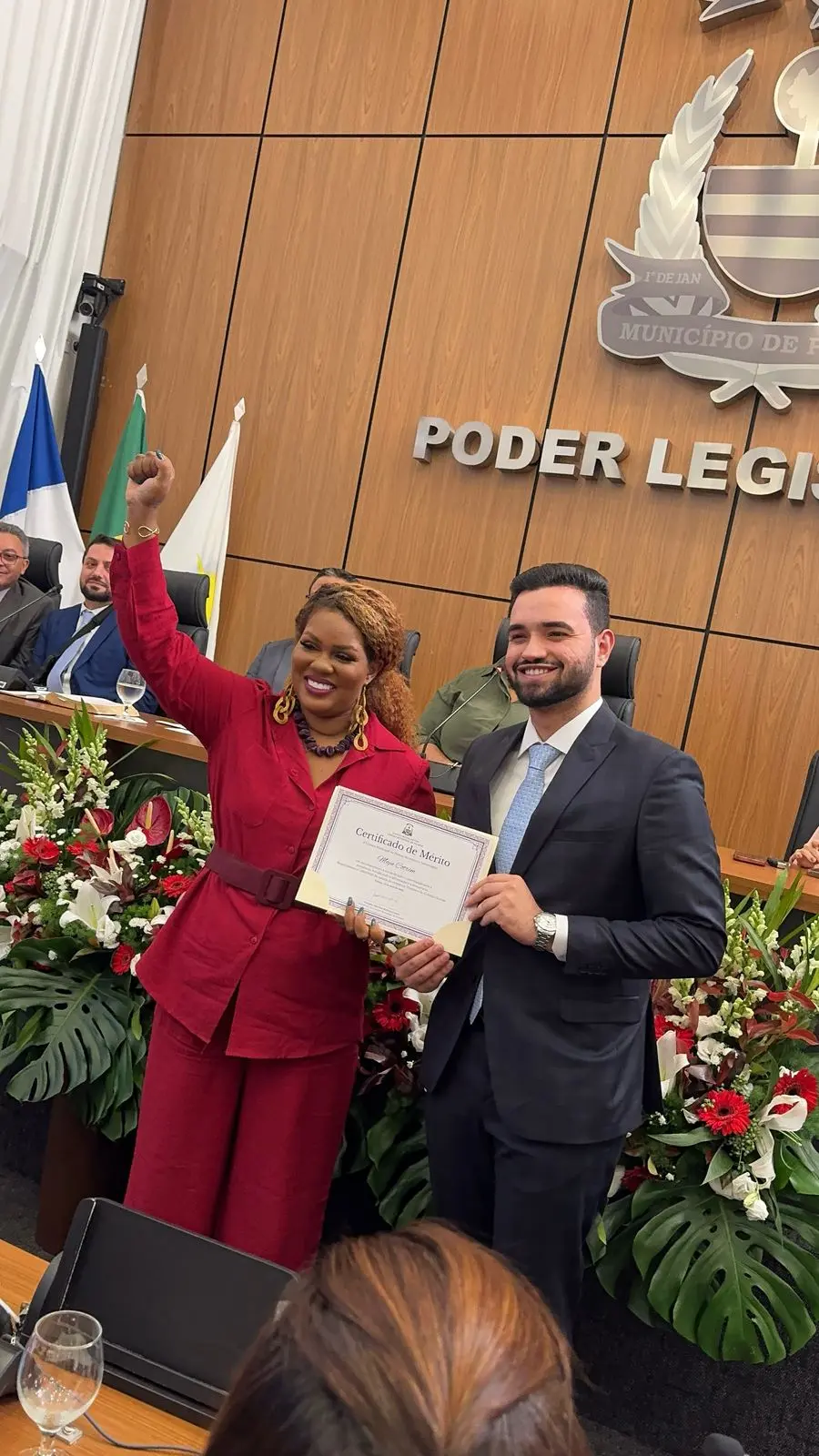 Editora Chefe da Gazeta, Maju Cotrim é homenageada na Câmara de Palmas e faz discurso com apelo por valorização ao jornalismo profissional