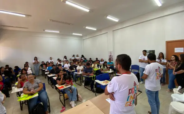 Os escritores que estão reunidos em Palmas para a formação foram escolhidos por meio de processo seletivo e receberão bolsa auxílio - Foto: Seduc/Governo do Tocantins