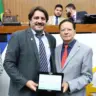 Deputado Eduardo Fortes homenageia Sebastião Alves Rocha em solenidade dos 36 anos de Palmas