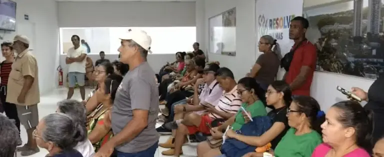 Lotação no Resolve Palmas de Taquaralto — Foto: Reprodução/TV Anhanguera